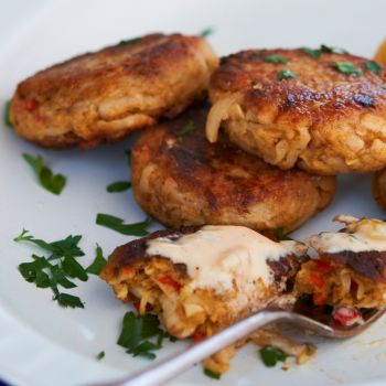 Crab cakes από τον Αμερικανικό Νότο