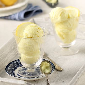 Πανεύκολο παγωτό λεμόνι (gelato al limone)