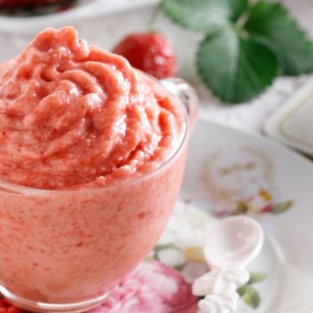 Frozen yoghurt φράουλα