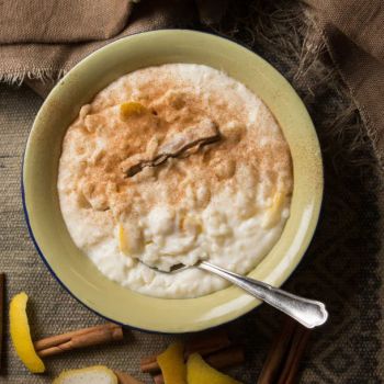 Ρυζόγαλο με γάλα ρυζιού