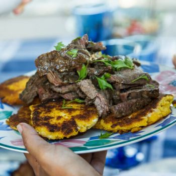 Κρέας στη σχάρα (Carne asada) απο την Κολομβία