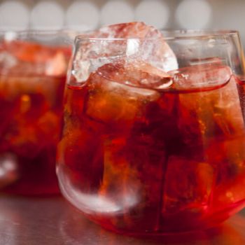 Negroni με φράουλες