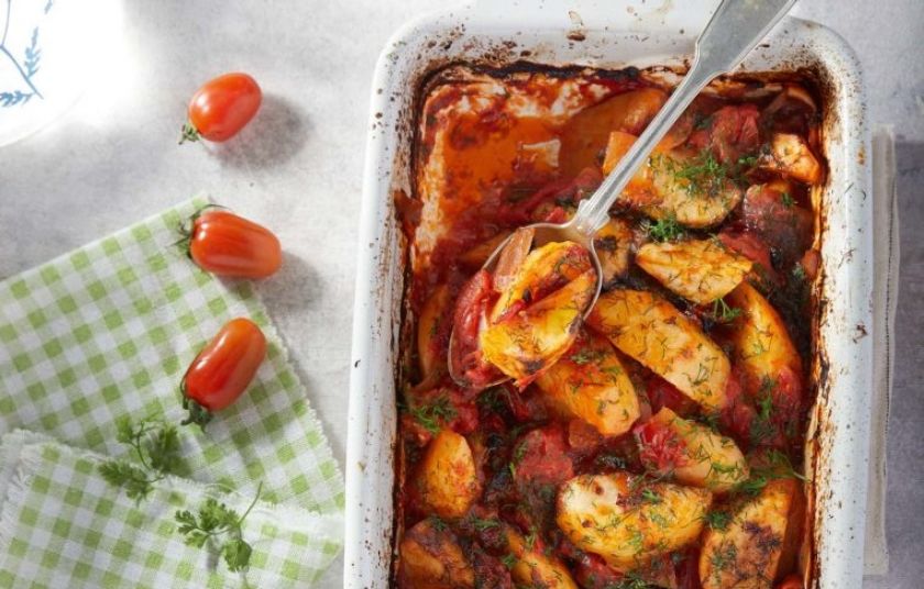 Πατάτες με μάραθα στον φούρνο