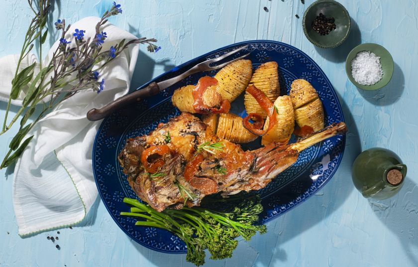 Αρνί στον φούρνο με κιτρόμηλα (Κιτρομηλάτο)