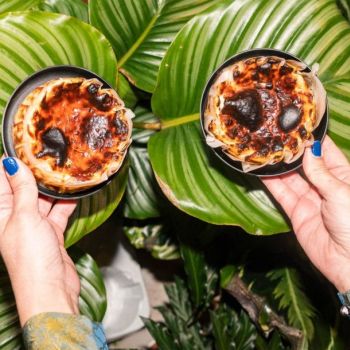 Καμένο cheesecake με ξινομυζήθρα, η ελληνική απάντηση στο βασκικό από τον Στέλιο Παρλιάρο